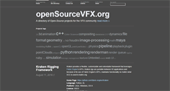 Desktop Screenshot of opensourcevfx.org