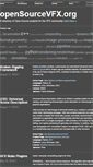 Mobile Screenshot of opensourcevfx.org